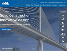Tablet Screenshot of flatironcorp.com